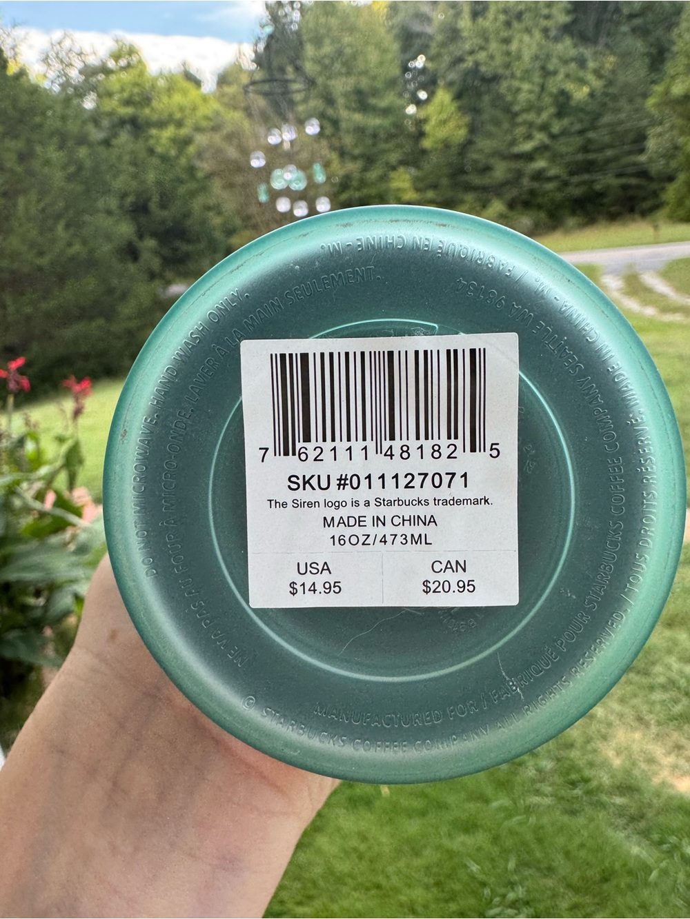 Starbucks Mint Green Insulated Tumbler - Picture 2 of 5